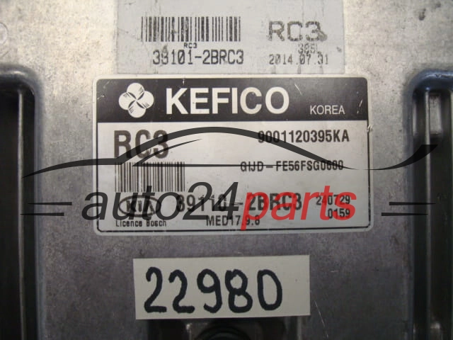 Centralita de motor KIA HYUNDAI 39110-2BRC3 391102BRC3 9001120395KA MED17.9.8