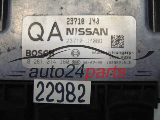 Sterownik silnika Renault Koleos 2.0 DCI 0281014360 23710JY0QA – zdjęcie 2