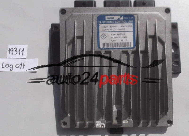 RENAULT CLIO 1.5 DCI LUCAS LDCR 80686F R0410C001E HOM8200114683, HOM 8200114683, 8200136328-B