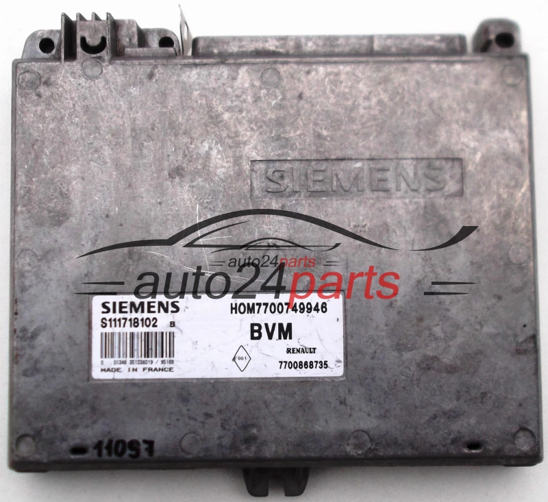 RENAULT CLIO 1.4, SIEMENS S111718102 B, S111718102B, HOM7700749946, 7700749946