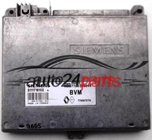 RENAULT CLIO 1.4, SIEMENS S111718102 A, S111718102A, HOM7700749946, 7700749946
