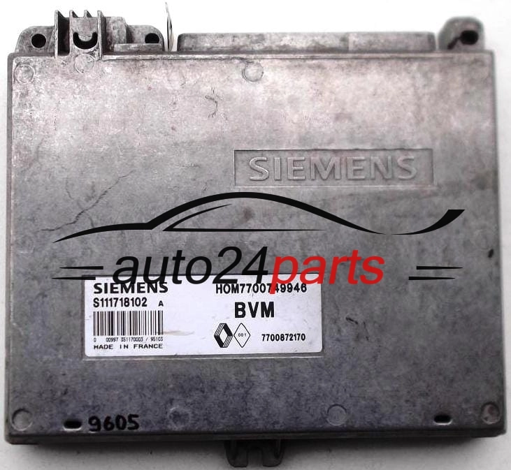 RENAULT CLIO 1.4, SIEMENS S111718102 A, S111718102A, HOM7700749946, 7700749946
