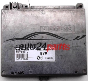 CENTRALINA DO MOTORE RENAULT CLIO 1.4, SIEMENS S111718102 A, S111718102A, HOM7700749946, 7700749946