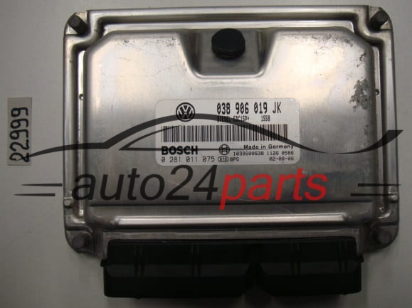 Sterownik silnika Volkswagen Polo 1.9 TDI 0281011075 038906019JK