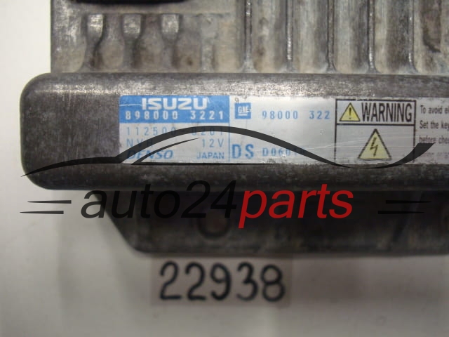 Sterownik silnika Opel 1.7 CDTI 1125000201 8980003221 – zdjęcie 2