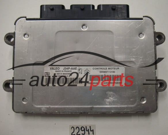 KOMPUTER STEROWNIK SILNIKA CITROEN PEUGEOT VALEO J34P-AAE 21586716-0A, 215867160A, SW9667112180