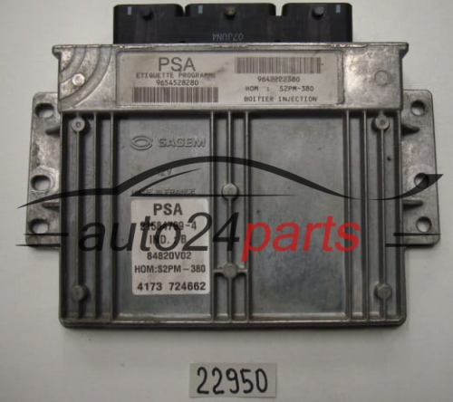 KOMPUTER STEROWNIK SILNIKA CITROEN C3 1.4 Sagem 21584799-4, 215847994, 9654528280, 9642222380