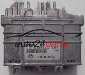 KOMPUTER STEROWNIK SILNIKA VW POLO 030906027AA, 030 906 027 AA, BOSCH 0261204616/617, 0 261 204 616, 0 261 204 617