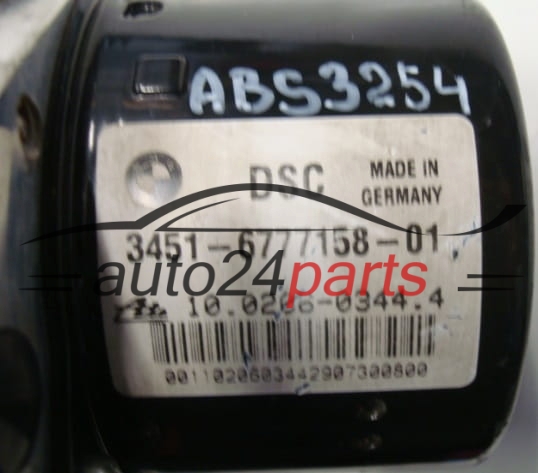 Αντλία αβς BMW E81 E87 3451-6777158-01, 3451677715801, ATE 10.0206-0344.4, 10020603444, 3452 6777159-01, 3452677715901, 10.0960-0838.3, 10096008383