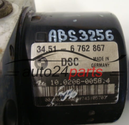 Αντλία αβς BMW Z4 E46 3451-6762867, 34516762867, ATE 10.0206-0058.4, 10020600584, 6 762 868, 6762868, 10.0960-0816.3, 10096008163