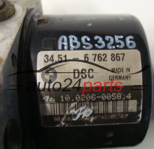 Bomba de abs BMW Z4 E46 3451-6762867, 34516762867, ATE 10.0206-0058.4, 10020600584, 6 762 868, 6762868, 10.0960-0816.3, 10096008163