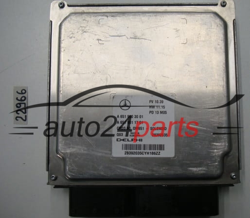 CALCULATEUR MOTEUR MERCEDES BENZ A6519003001, 28392035, CRD3.60 SOLENOID