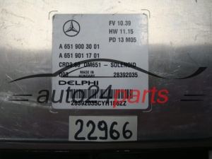 Μονάδα Ελέγχου Κινητήρα MERCEDES BENZ A6519003001, 28392035, CRD3.60 SOLENOID