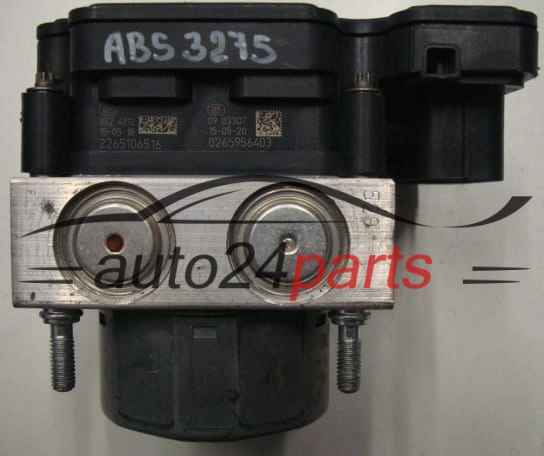 ABS POMPA I STEROWNIK RENAULT CLIO CAPTUR 476601203R, 47660 1203 R, 0 265 255 794, 0265255794, 0265956403