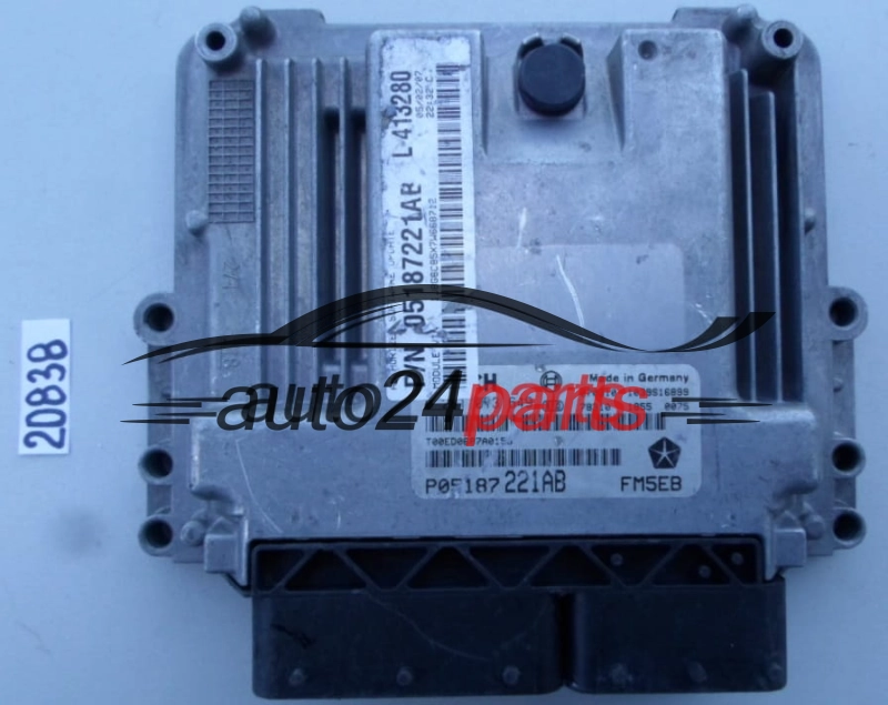 JEEP CHEROKEE 2.8 CRDI BOSCH 0281013649, 0 281 013 649, P05187221AB FM5EB