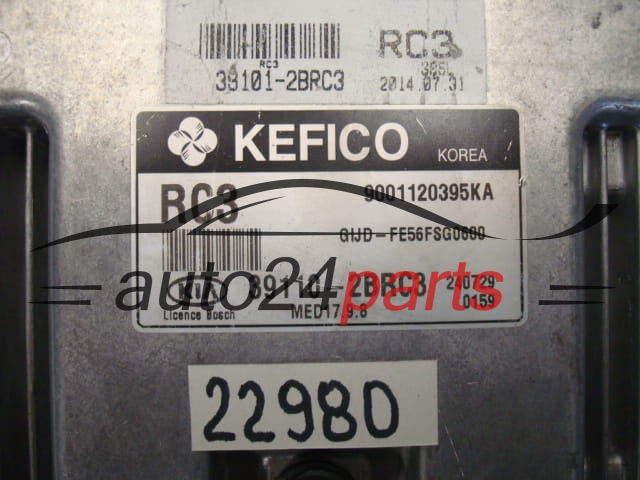 CENTRALITA DE MOTOR KIA HYUNDAI 39110-2BRC3, 391102BRC3, 9001120395KA, MED17.9.8