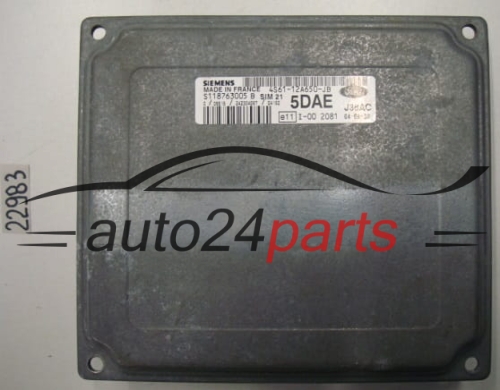 CENTRALITA DE MOTOR FORD FIESTA SIM 21 4S61-12A650-JB, 4S6112A650JB, S118763005B