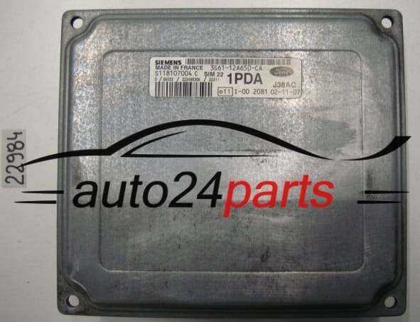 FORD FIESTA 1.4, SIEMENS S118107004 C, S118107004C, 3S61-12A650-CA, 3S6112A650CA, 1PDA