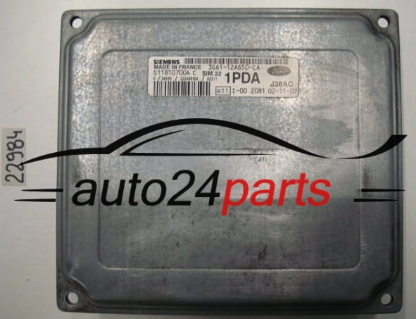 FORD FIESTA 1.4, SIEMENS S118107004 C, S118107004C, 3S61-12A650-CA, 3S6112A650CA, 1PDA