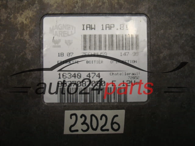Sterownik silnika Peugeot 206 1.4 16301464 9636727080 – zdjęcie 2