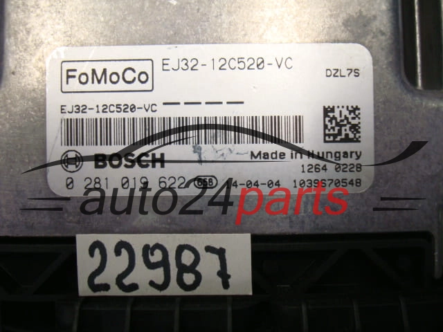 Μονάδα Ελέγχου Κινητήρα RANGE ROVER BOSCH 0 281 019 622, 0281019622, EJ32-J2C520-VC, EJ32J2C520VC