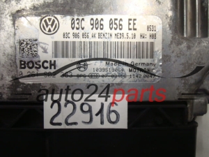 CENTRALITA DE MOTOR VW VOLKSWAGEN PASSAT BOSCH 0 261 S02 383, 0261S02383, 03C 906 056 EE, 03C906056EE, MED9.5.10