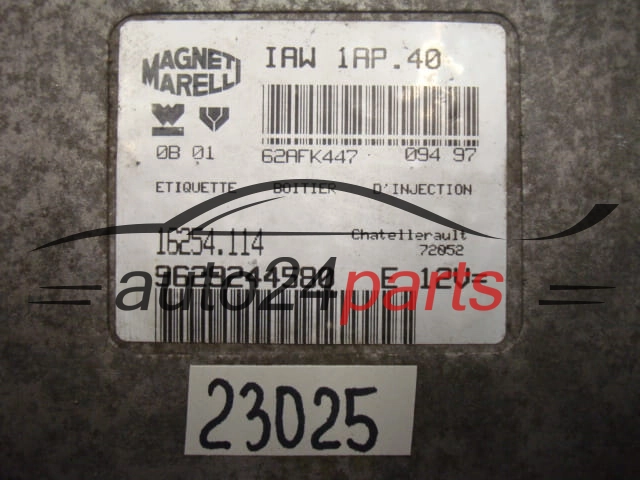 Μονάδα Ελέγχου Κινητήρα CITROEN XANTIA PEUGEOT 406 2.1 MAGNETI MARELLI IAW 1AP.40, IAW1AP40, 9629244580