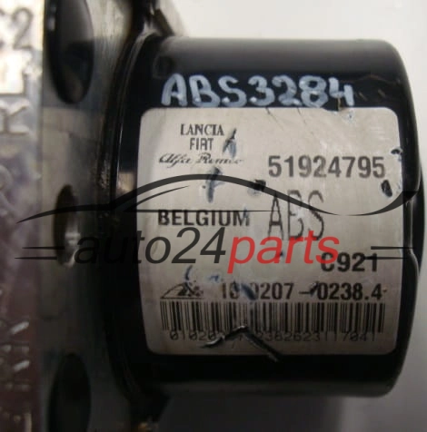 Αντλία αβς FIAT LANCIA 51924795, 10.0207-0238.4, 10020702384, 10.0970-1615.3, 10097016153