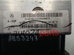 Αντλία αβς MERCEDES BENZ 10.0208-0628.3, 10020806283, A2514310512, A2515452632