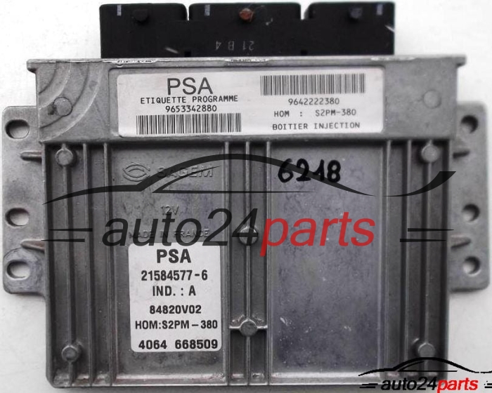 calculateur moteur pour citroen c4 1.4 
