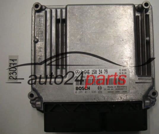 Sterownik silnika Mercedes W203 220 2.2 CDI 0281011936 A6461503479
