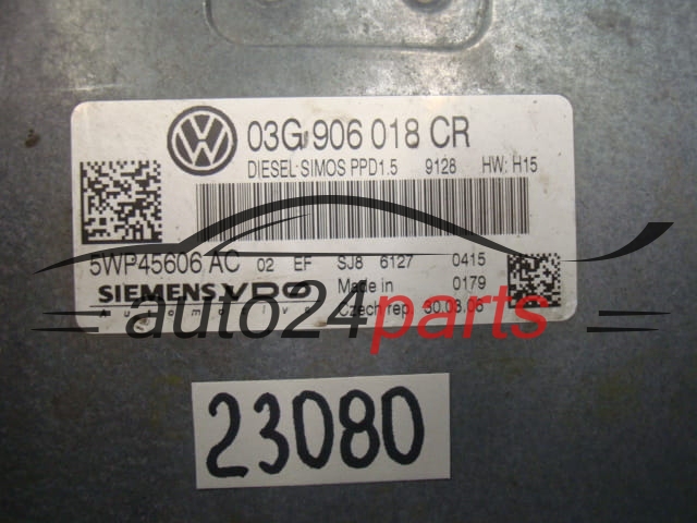 Centralina do motore VW VOLKSWAGEN PASSAT 03G906018CR 03G906018 5WP45606AC