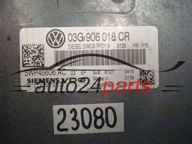 Centralina do motore VW VOLKSWAGEN PASSAT 03G906018CR 03G906018 5WP45606AC