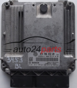 ECU ENGINE CONTROLLER VW VOLKSWAGEN CRAFTER 2.5 TDI 074906032AN, 074 906 032 AN, BOSCH 0281014149, 0 281 014 149, EDC16CP34-4.4 1039S35404