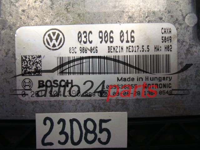 Sterownik silnika Volkswagen Golf 5.5 0261S04390 03C906016 – zdjęcie 2