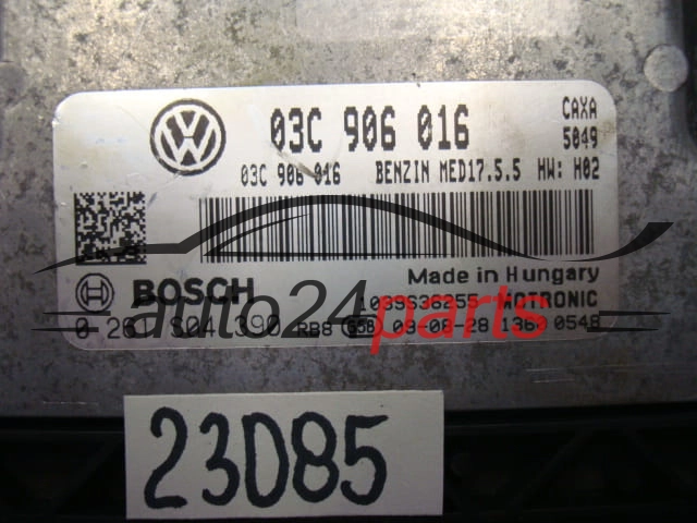 KOMPUTER STEROWNIK SILNIKA VW VOLKSWAGEN GOLF BOSCH 0 261 S04 390, 0261S04390, 03C 906 016, 03C906016, MED17.5.5