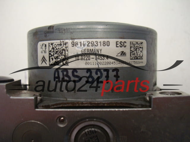 ABS PUMPE BLOCK HYDRAULIKPUMPE STEUERGERÄT CITROEN PEUGEOT 9810293180, 10.0220-0453.4, 10022004534, 10.0914-3960.3, 10091439603