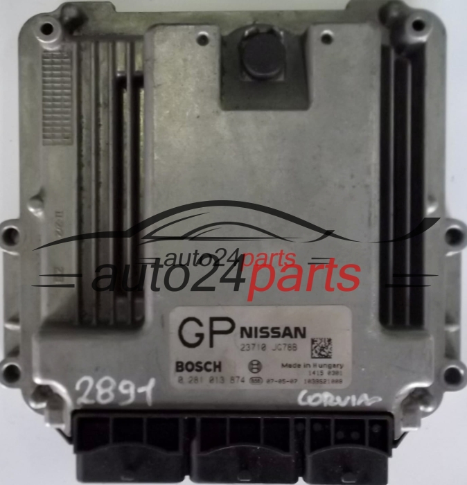 NISSAN X-TRAIL 2.0 DCI BOSCH 0281013874, 0 281 013 874, 23710JG78B GP, 23710-JG78B, 23710 JG78B