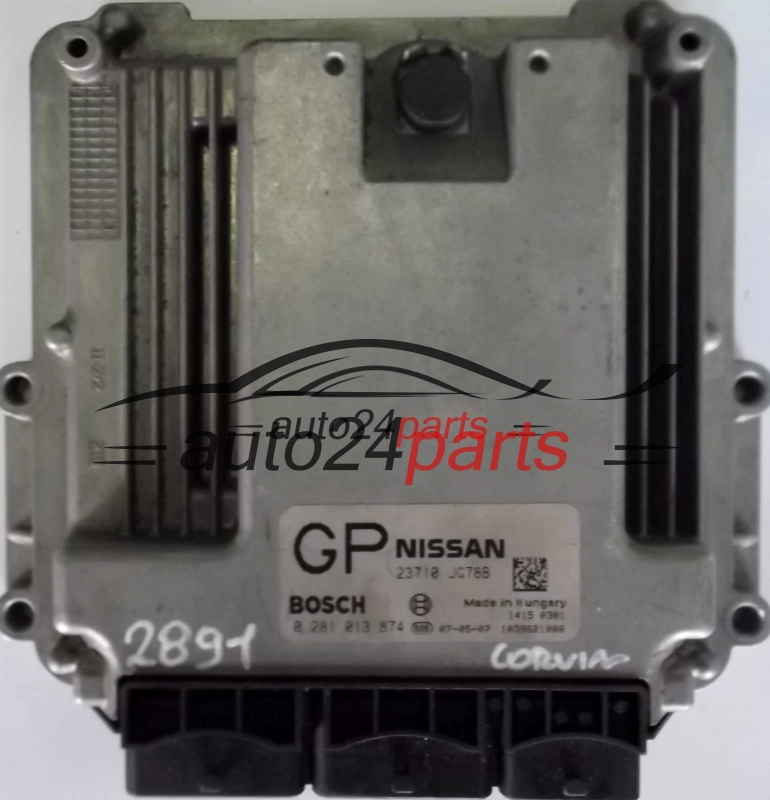 NISSAN X-TRAIL 2.0 DCI BOSCH 0281013874, 0 281 013 874, 23710JG78B GP, 23710-JG78B, 23710 JG78B