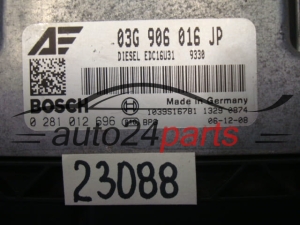 Μονάδα Ελέγχου Κινητήρα Seat Alhambra VW Sharan 2.0 TDI 03G906016JP Bosch 0281012696 Diesel EDC16U31 9771 1039S21118