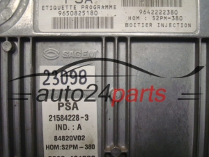 KOMPUTER STEROWNIK SILNIKA CITROEN C3 1.4 8V Sagem 21584228-3, 215842283, 9650825180, 9642222380