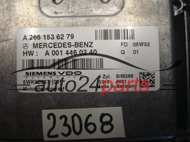 Μονάδα Ελέγχου Κινητήρα MERCEDES BENZ SIM266 A2661536279, A0014460240, 5WK90937