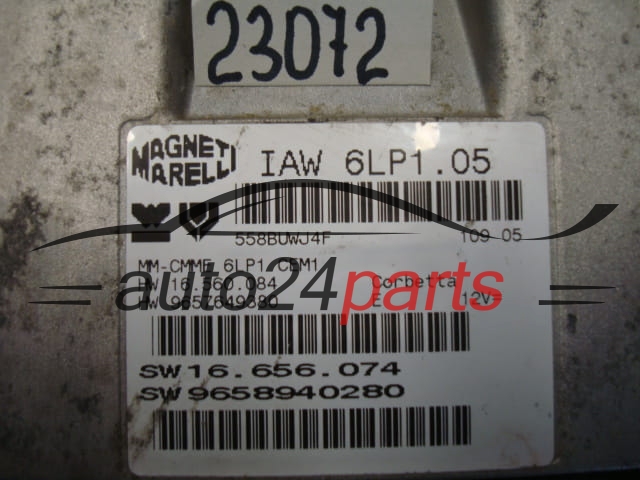 Μονάδα Ελέγχου Κινητήρα CITROEN IAW 6LP1.05, IAW6LP105, 9658940280