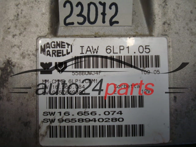 Μονάδα Ελέγχου Κινητήρα CITROEN IAW 6LP1.05, IAW6LP105, 9658940280