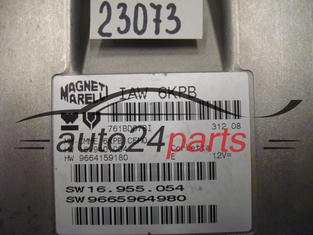 Μονάδα Ελέγχου Κινητήρα CITROEN IAW 6KPB, IAW6KPB, 9665964980