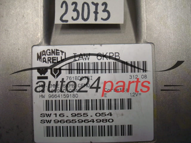 Μονάδα Ελέγχου Κινητήρα CITROEN IAW 6KPB, IAW6KPB, 9665964980