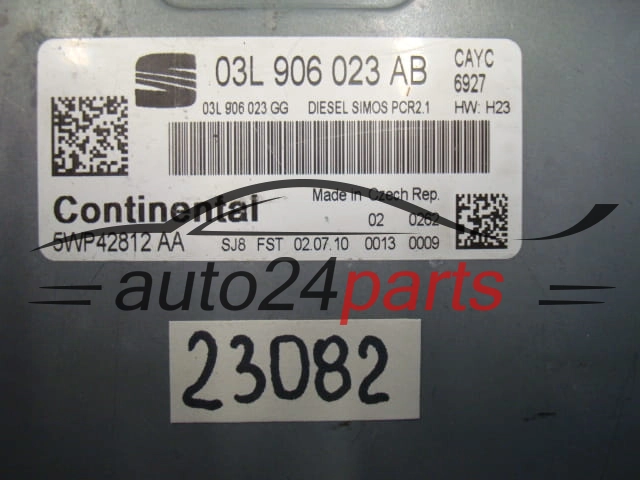 CENTRALINA MOTORE SEAT LEON 03L 906 023 AB, 03L906023AB, 03L906023, 5WP42812AA