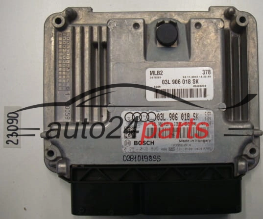Μονάδα Ελέγχου Κινητήρα AUDI A4 BOSCH 0 281 019 895, 0281019895, 03L 906 018 SK, 03L906018SK, EDC17C46