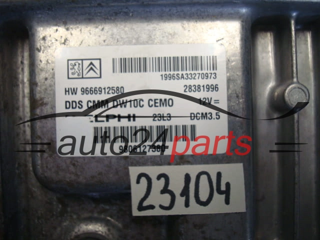 Μονάδα Ελέγχου Κινητήρα CITROEN PEUGEOT DCM3.5, 28381996, 9806127380, 9666912580