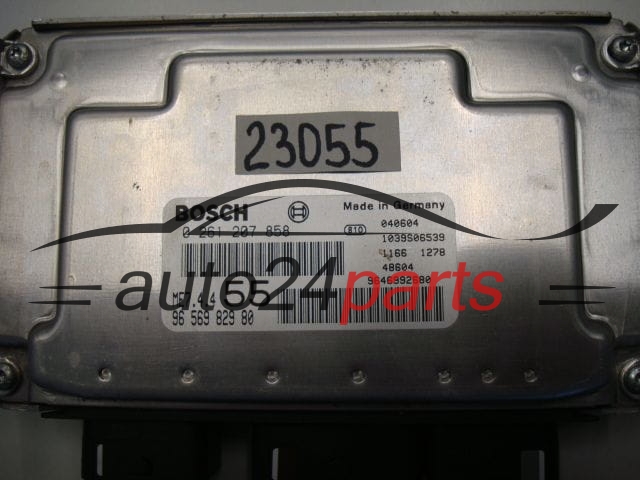 Μονάδα Ελέγχου Κινητήρα CITROEN BOSCH 0 261 207 858, 0261207858, 96 569 829 80, 9656982980